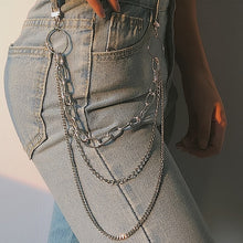 Load image into Gallery viewer, Punk Hip-hop Trendy Single/Three Layer Belt Key Chain Waist Pants Chain Jeans Long Metal Clothing Accessories Jewelry Fashion
