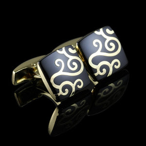 French shirt cufflink for mens Brand designer Cuffs link Button male Gold High Quality Luxury Wedding